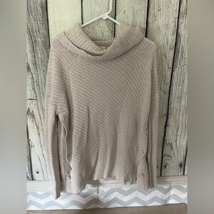 Cozy Cream Sweater with Button Detail